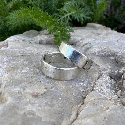 MADE TO ORDER customized sterling silver stackers