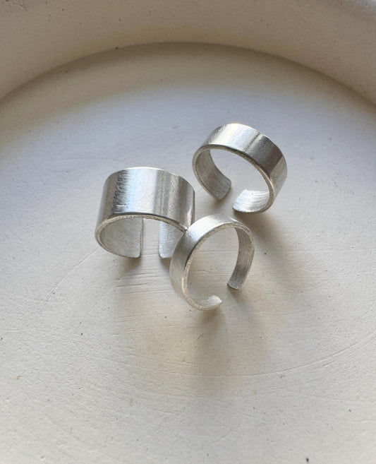 sterling silver toe/pinky ring stack (adjustable)